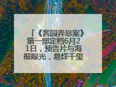 《酱园弄悬案》第一部定档6月21日，预告片与海报曝光，易烊千玺光头造型饰演“周瞎子”