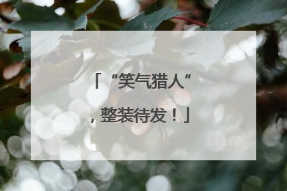 “笑气猎人”，整装待发！