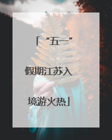 “五一”假期江苏入境游火热