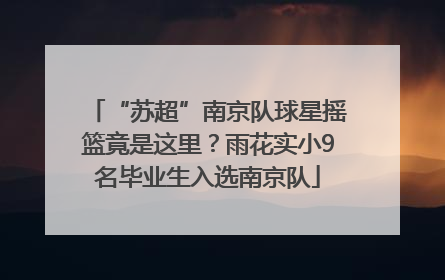 “苏超”南京队球星摇篮竟是这里？雨花实小9名毕业生入选南京队