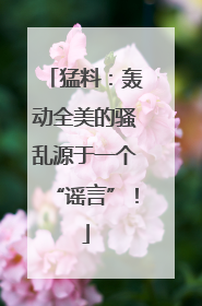 猛料：轰动全美的骚乱源于一个“谣言”！