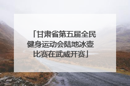 甘肃省第五届全民健身运动会陆地冰壶比赛在武威开赛