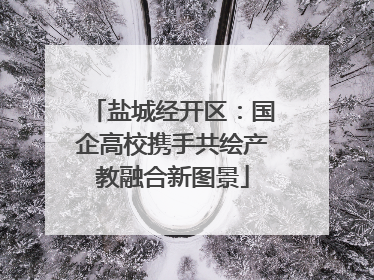 盐城经开区：国企高校携手共绘产教融合新图景