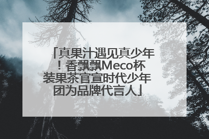 真果汁遇见真少年！香飘飘Meco杯装果茶官宣时代少年团为品牌代言人