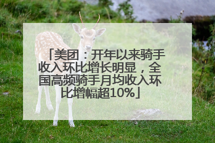 美团：开年以来骑手收入环比增长明显，全国高频骑手月均收入环比增幅超10%