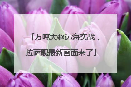 万吨大驱远海实战，拉萨舰最新画面来了