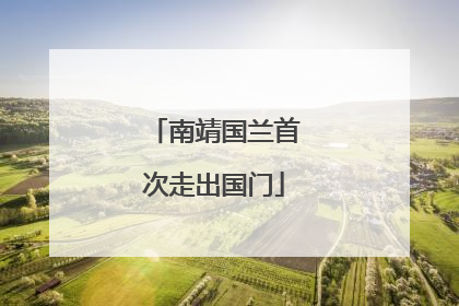 南靖国兰首次走出国门