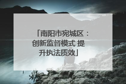 南阳市宛城区：创新监督模式 提升执法质效