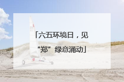 六五环境日，见“郑”绿意涌动