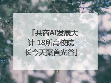 共商AI发展大计 18所高校院长今天聚首光谷