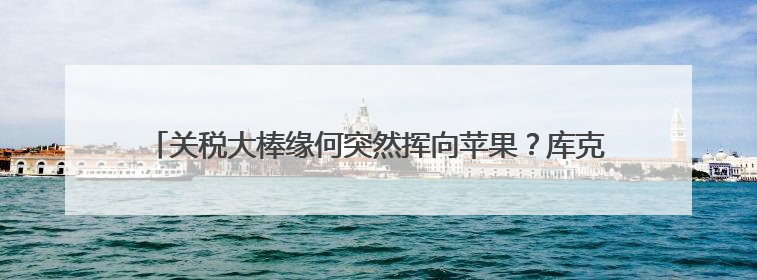 关税大棒缘何突然挥向苹果？库克被曝因拒绝中东之行触怒特朗普