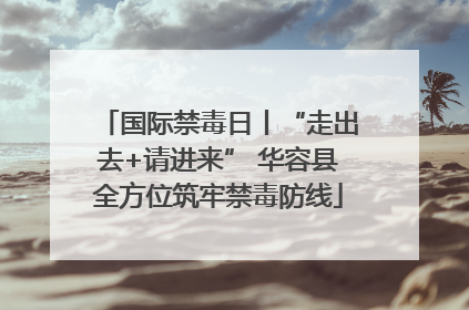 国际禁毒日丨“走出去+请进来” 华容县全方位筑牢禁毒防线