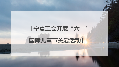 宁夏工会开展“六一”国际儿童节关爱活动