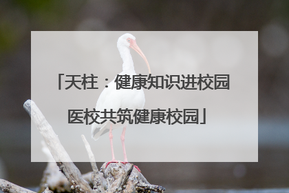 天柱：健康知识进校园 医校共筑健康校园