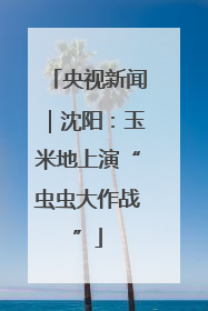 央视新闻｜沈阳：玉米地上演“虫虫大作战”
