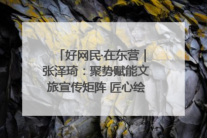 好网民·在东营｜张泽琦：聚势赋能文旅宣传矩阵 匠心绘就东营诗与远方