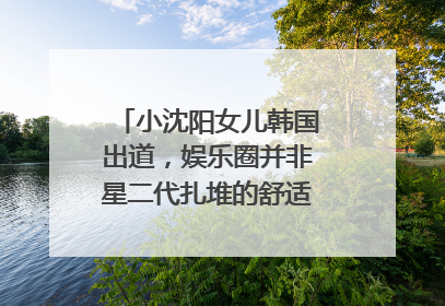 小沈阳女儿韩国出道，娱乐圈并非星二代扎堆的舒适区｜文艺评论