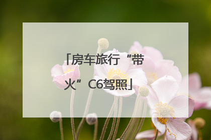 房车旅行“带火”C6驾照
