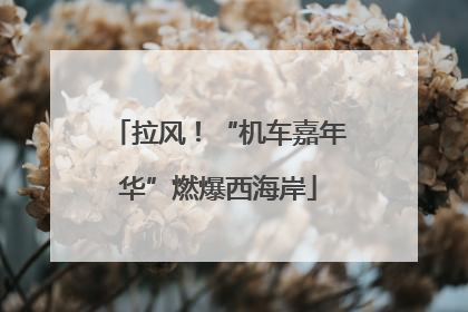 拉风！“机车嘉年华”燃爆西海岸