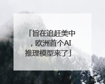 旨在追赶美中，欧洲首个AI推理模型来了