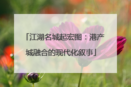 江湖名城起宏图：港产城融合的现代化叙事