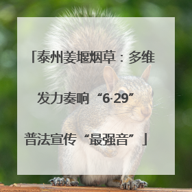 泰州姜堰烟草：多维发力奏响“6·29”普法宣传“最强音”