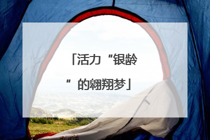 活力“银龄”的翱翔梦
