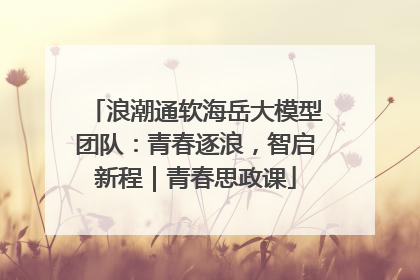 浪潮通软海岳大模型团队：青春逐浪，智启新程｜青春思政课