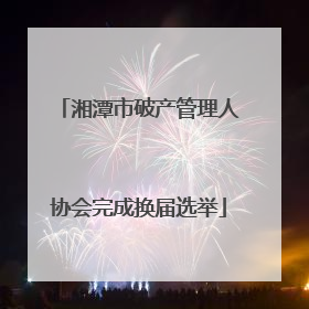 湘潭市破产管理人协会完成换届选举