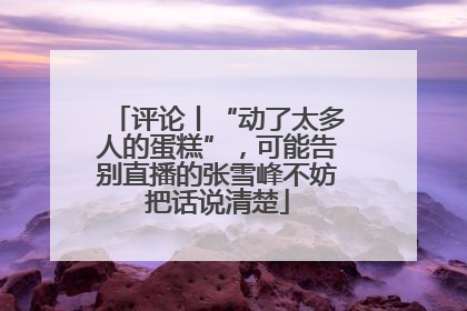 评论丨“动了太多人的蛋糕”，可能告别直播的张雪峰不妨把话说清楚
