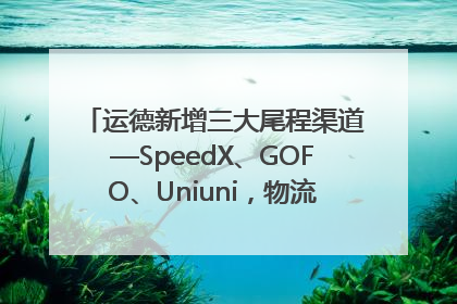 运德新增三大尾程渠道—SpeedX、GOFO、Uniuni，物流效率跃升50%！