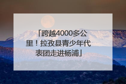 跨越4000多公里！拉孜县青少年代表团走进杨浦
