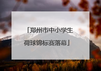 郑州市中小学生荷球锦标赛落幕