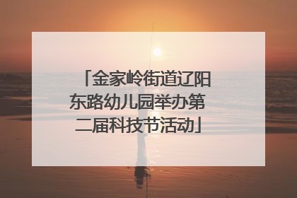 金家岭街道辽阳东路幼儿园举办第二届科技节活动