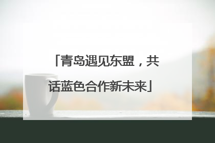 青岛遇见东盟，共话蓝色合作新未来