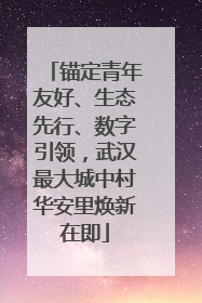 锚定青年友好、生态先行、数字引领，武汉最大城中村华安里焕新在即