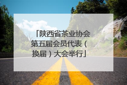 陕西省茶业协会第五届会员代表（换届）大会举行