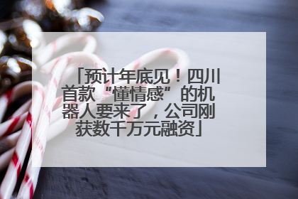 预计年底见！四川首款“懂情感”的机器人要来了，公司刚获数千万元融资