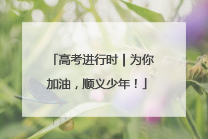 高考进行时｜为你加油，顺义少年！