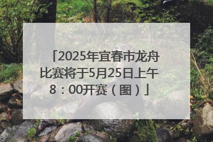 2025年宜春市龙舟比赛将于5月25日上午8：00开赛（图）